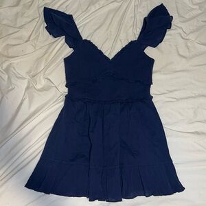 LoveShackFancy blue dress